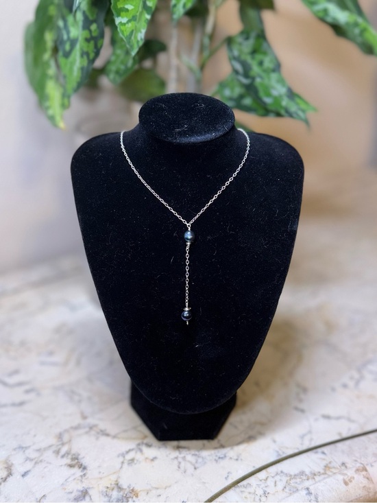 Handmade Jewelry - Silver with REAL Saltwater Pearls necklace‼️handmade‼️